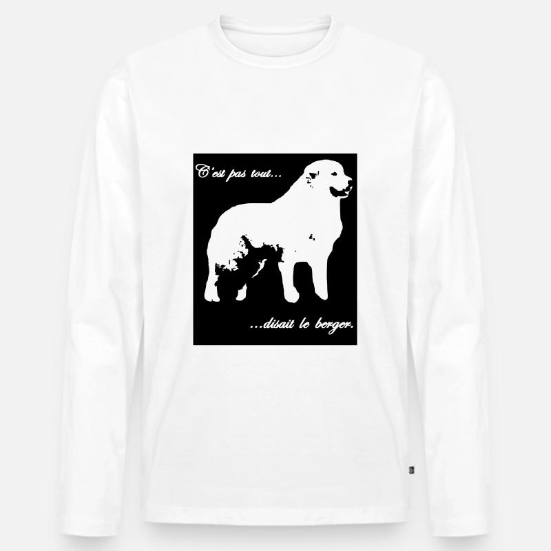 C ist nicht alles - Männer Premium Bio Langarmshirt - Weiß
