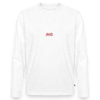 Humble and hungry - Men's Premium Organic Long Sleeve Shirt - white - Front - Nico (187cm)