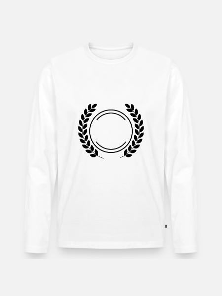 Junggesellenabschied Auszeichnung - Männer Premium Bio Langarmshirt - Weiß