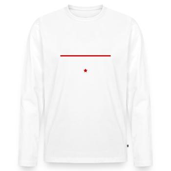 Papy qui déchire, cadeau fête des grands-pères - T-shirt manches longues Premium bio Homme - blanc - Devant - Nico (187cm)