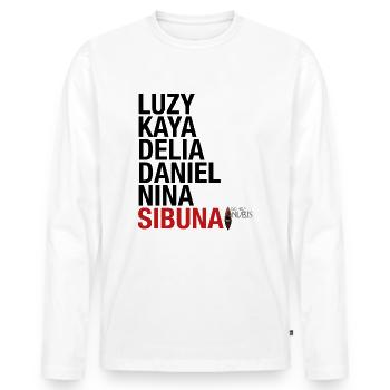 Haus Anubis Charaktere Namen - Männer Premium Bio Langarmshirt - Weiß - Vorne - Nico (187cm)