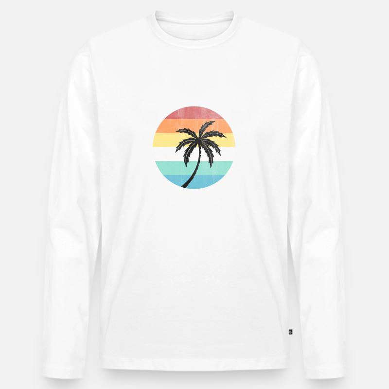 Seychellen - Männer Premium Bio Langarmshirt - undefined