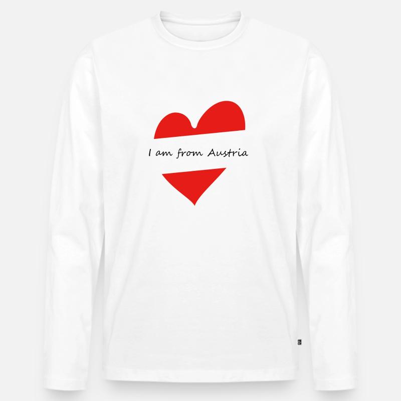 I am from Austria. - Männer Premium Bio Langarmshirt - undefined
