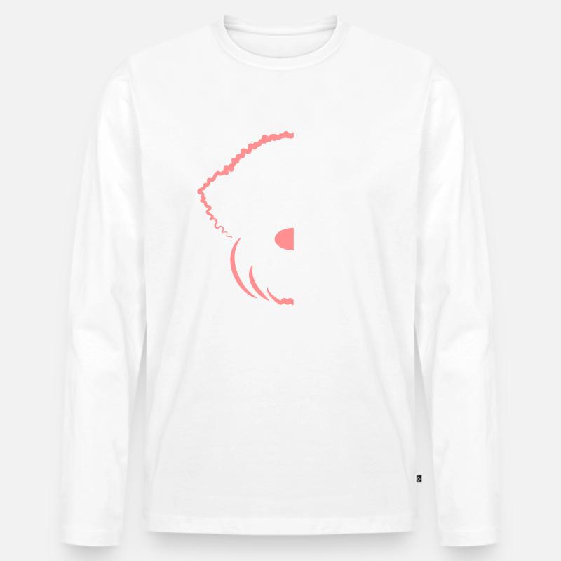 Laglogo1 1 - Männer Premium Bio Langarmshirt - Weiß