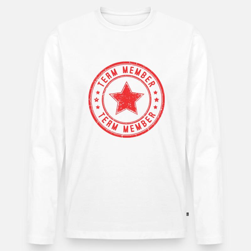 Team Mitglied - Männer Premium Bio Langarmshirt - undefined