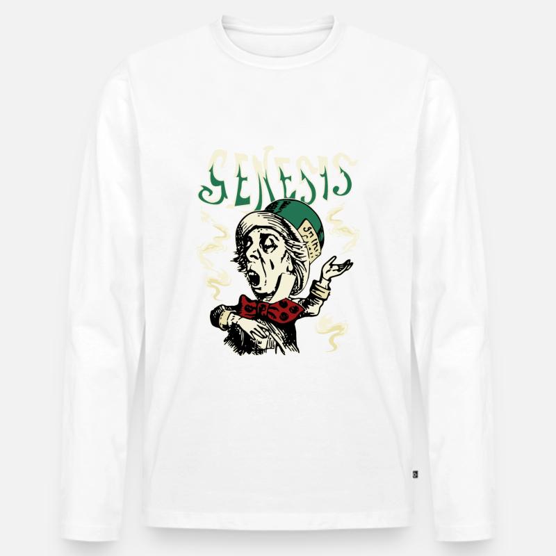 Genesis Madl Hatter - Männer Premium Bio Langarmshirt - undefined