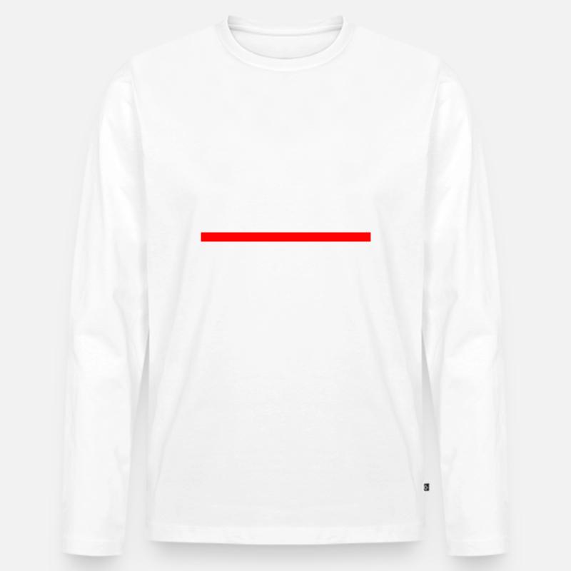 Act now - Männer Premium Bio Langarmshirt - Weiß