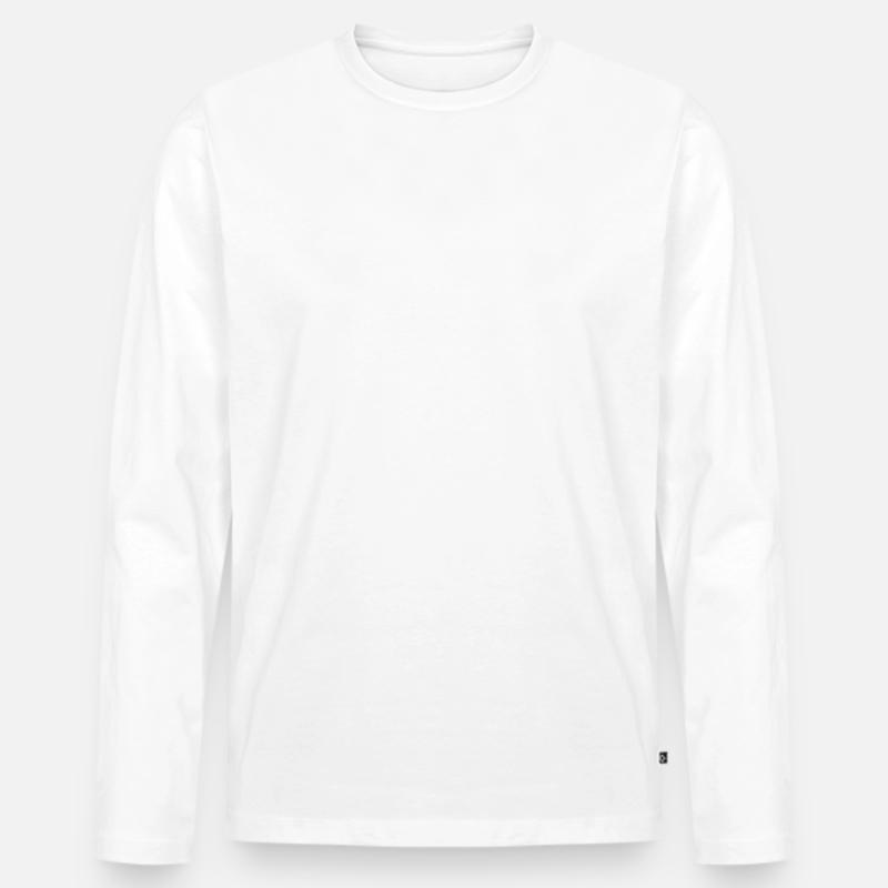 EVOLUTION HANDBALL - Männer Premium Bio Langarmshirt - Weiß