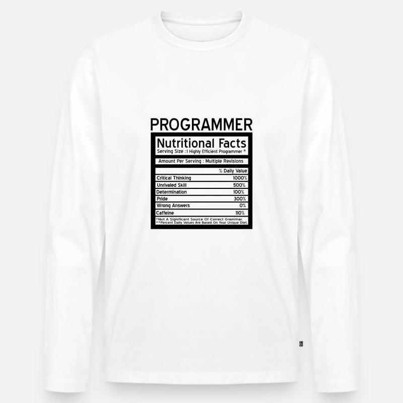 Programmierer Männer Premium Bio Langarmshirt