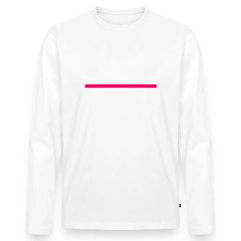 Best coach ever - T-shirt manches longues Premium bio Homme - blanc - Devant - Nico (187cm)