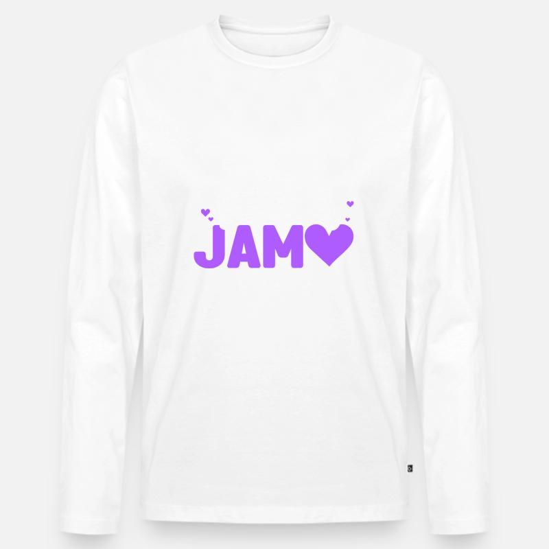 Sped is my jam - Männer Premium Bio Langarmshirt - undefined