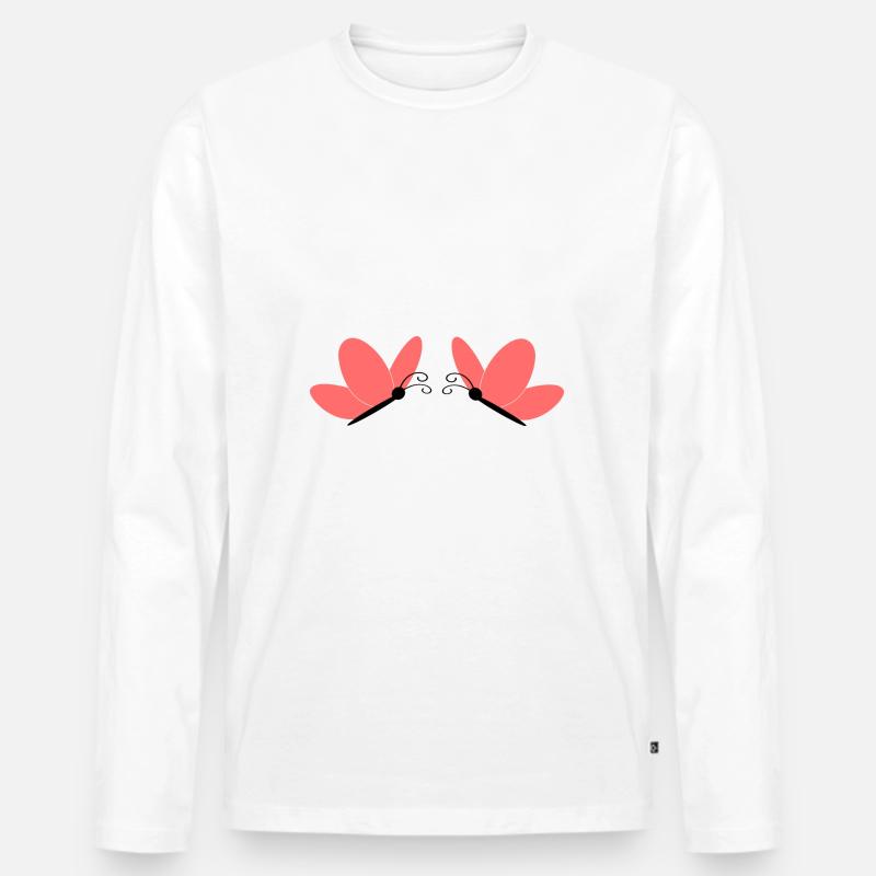 Muttertags Geschenk Mutter Muttertag Geschenkidee  - Männer Premium Bio Langarmshirt - Weiß