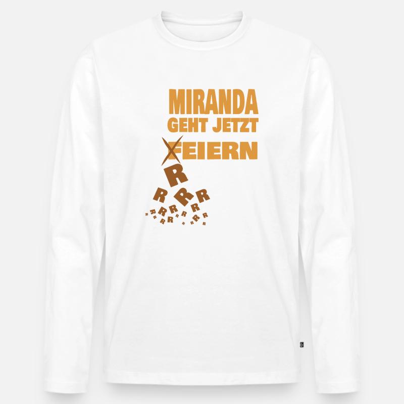 miranda - Männer Premium Bio Langarmshirt - undefined