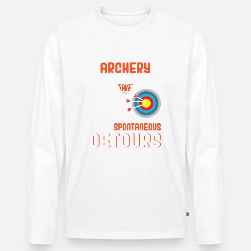 Bogenschießen Bogenschütze - Männer Premium Bio Langarmshirt - undefined