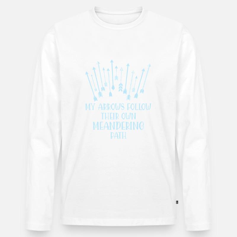 Bogenschießen Bogenschütze - Männer Premium Bio Langarmshirt - undefined