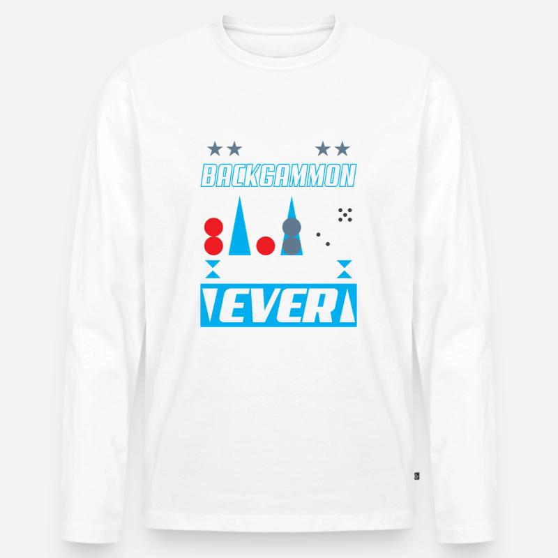 Backgammon Spiel - Männer Premium Bio Langarmshirt - undefined