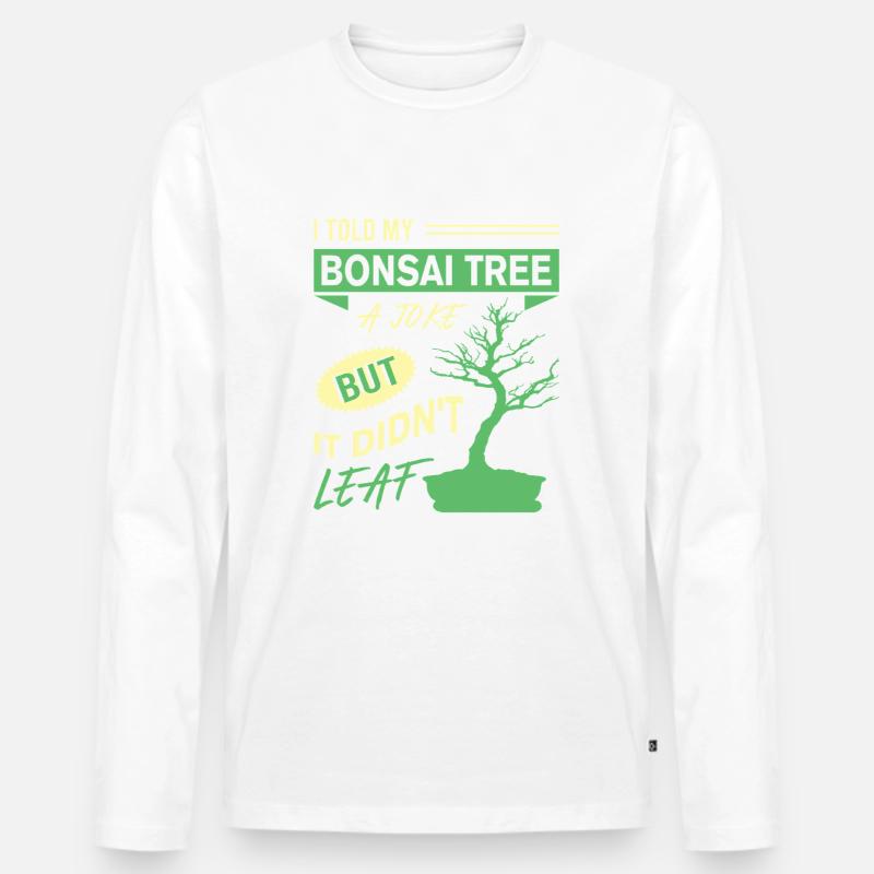 Bonsai Tree - Männer Premium Bio Langarmshirt - undefined