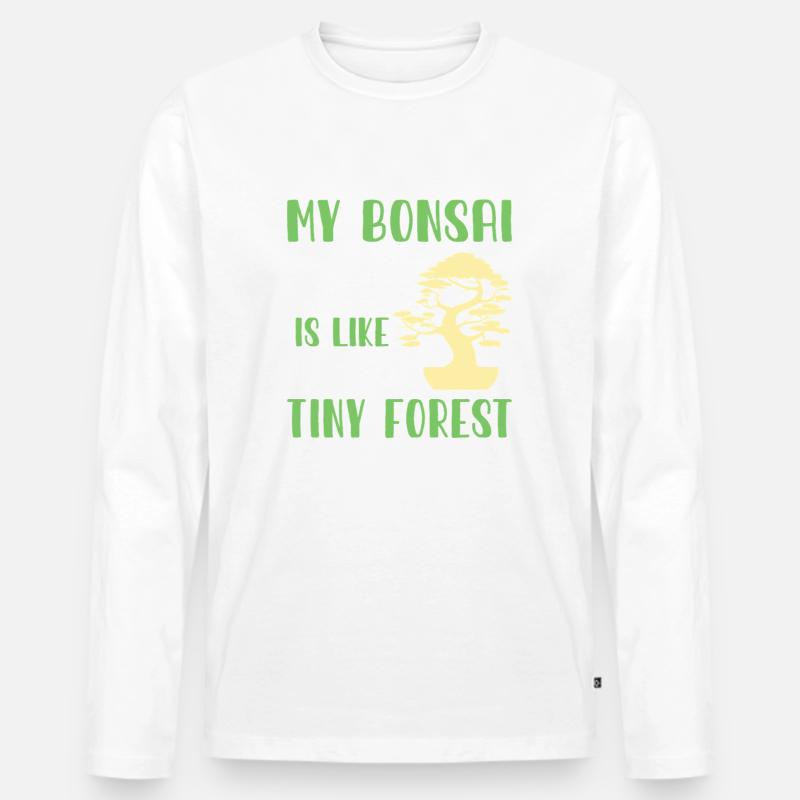 Bonsai Tree - Männer Premium Bio Langarmshirt - undefined