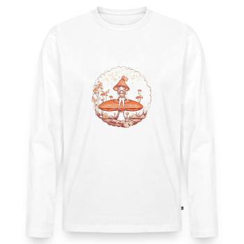 Fairy Tale Fairy - Men's Premium Organic Long Sleeve Shirt - white - Front - Nico (187cm)