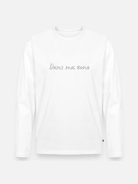 DANS MA ZONE - T-shirt manches longues Premium bio Homme -
