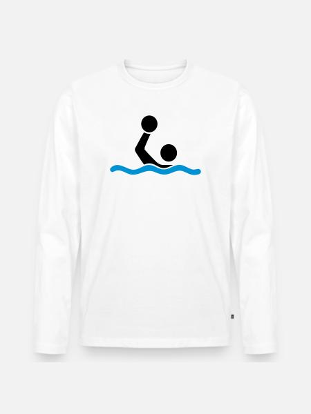 water polo - Men's Premium Organic Long Sleeve Shirt - white
