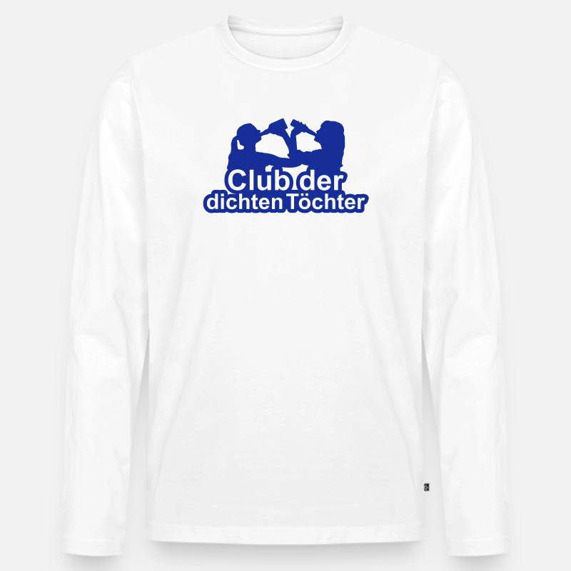 Junggesellinnenabschied - Männer Premium Bio Langarmshirt - Weiß