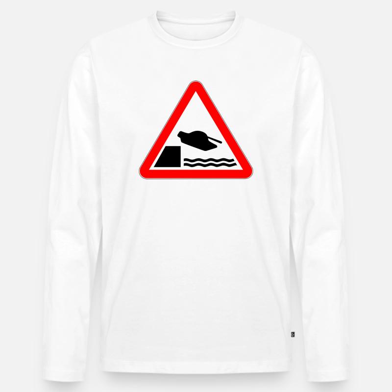 No war! - Männer Premium Bio Langarmshirt - Weiß