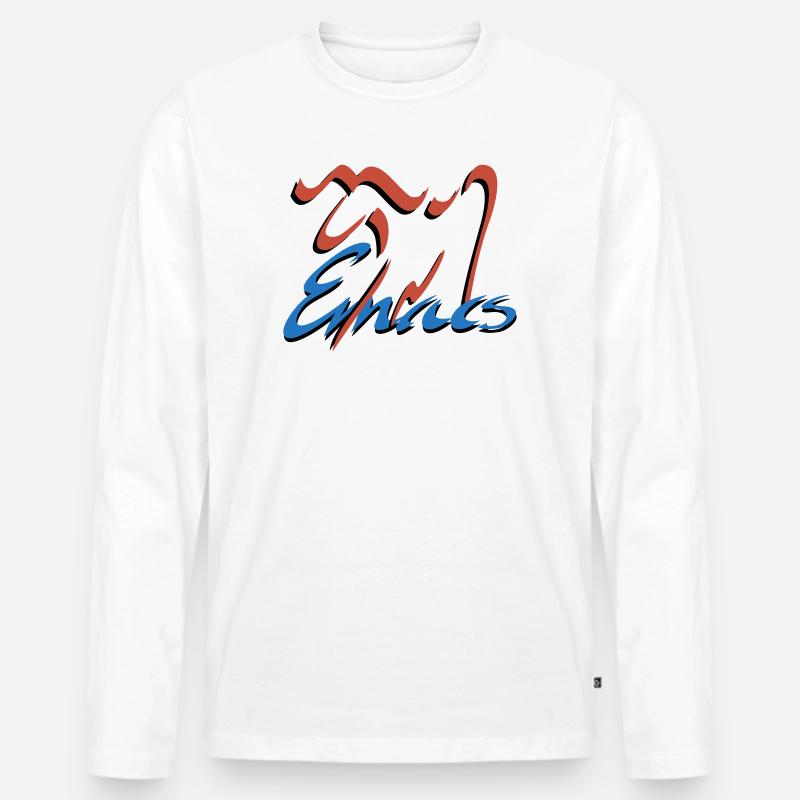 Emacs Programmierung Linux - Männer Premium Bio Langarmshirt - Weiß