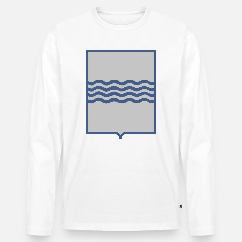 Basilikata Italien - Männer Premium Bio Langarmshirt - Weiß