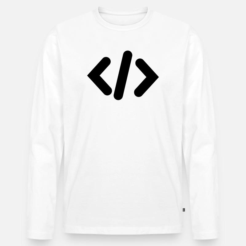 Code du programmeur T-shirt manches longues Premium bio Homme