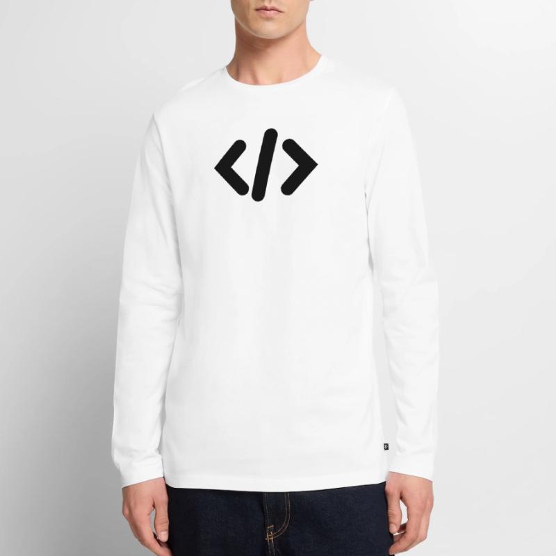 Code du programmeur T-shirt manches longues Premium bio Homme