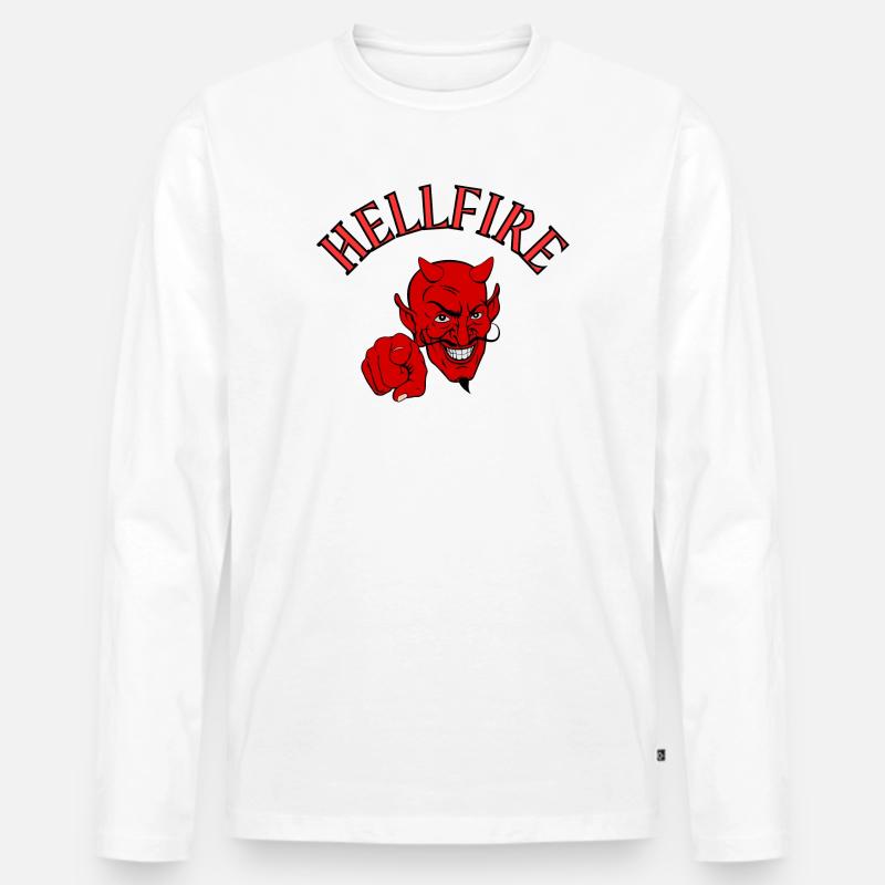 Devil, Satan, Devil, Hellfire Men's Premium Organic Long Sleeve Shirt