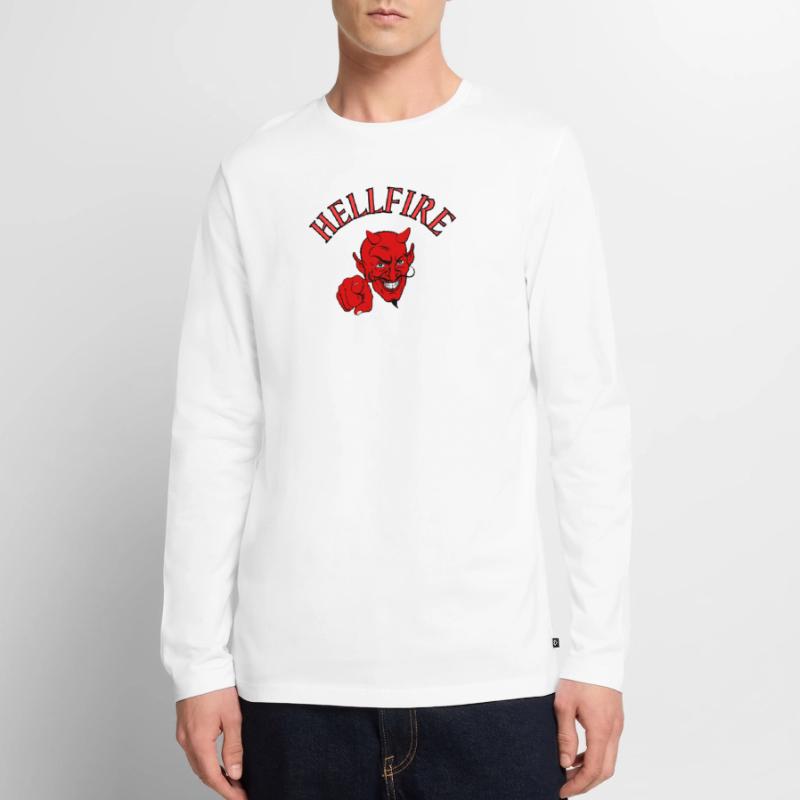 Devil, Satan, Devil, Hellfire Men's Premium Organic Long Sleeve Shirt
