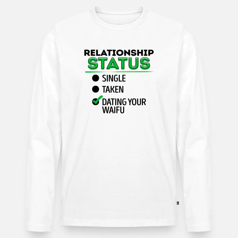 Anime Japanisch Comic Animation Manga Statement - Männer Premium Bio Langarmshirt - Weiß