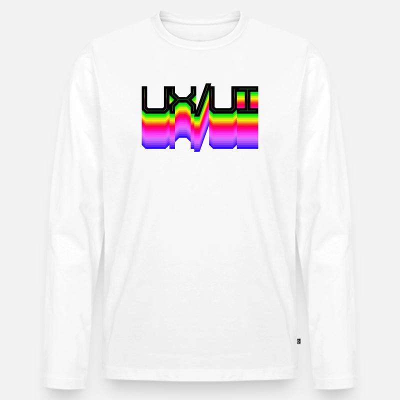 Code Developer Scripting Dev Geek Geek - Men's Premium Organic Long Sleeve Shirt - white