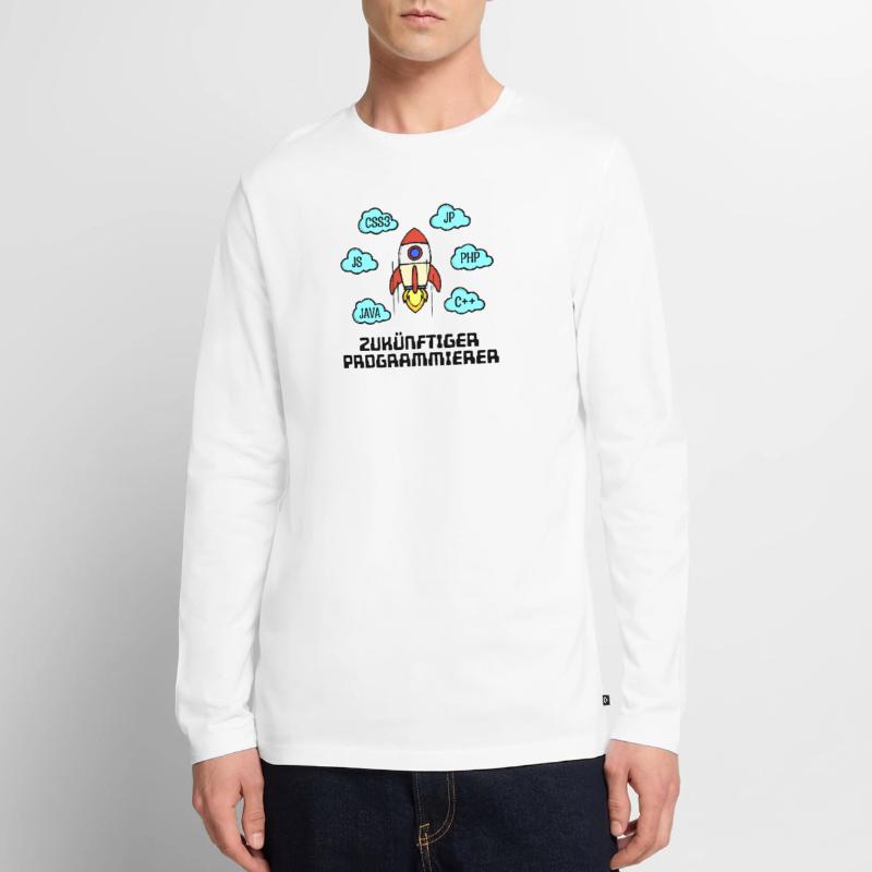 Css Code Developer C++ Java Php Programmer Men's Premium Organic Long Sleeve Shirt