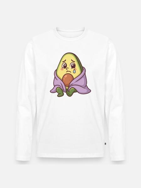 Sad Lawyer - Men's Premium Organic Long Sleeve Shirt - white