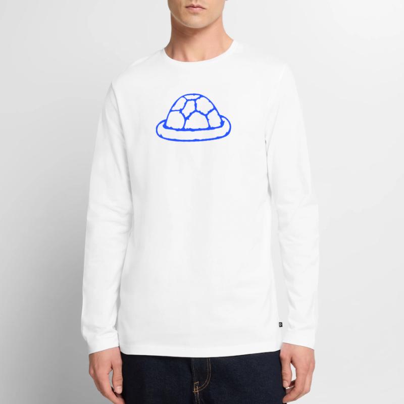Turtle shell without turtle cute shell Men's Premium Organic Long Sleeve Shirt