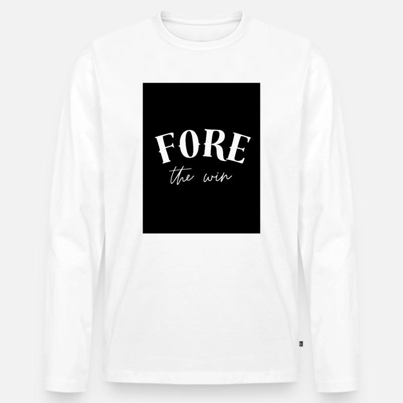 Den Sieg vorbereiten - Männer Premium Bio Langarmshirt - Weiß