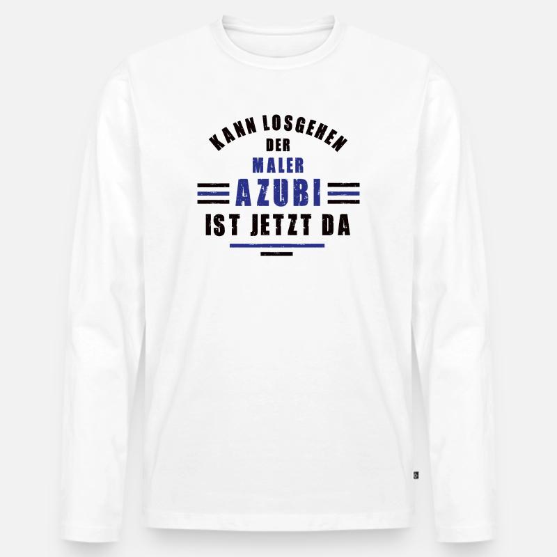 Trainee painter apprenticeship training painter training Men's Premium Organic Long Sleeve Shirt