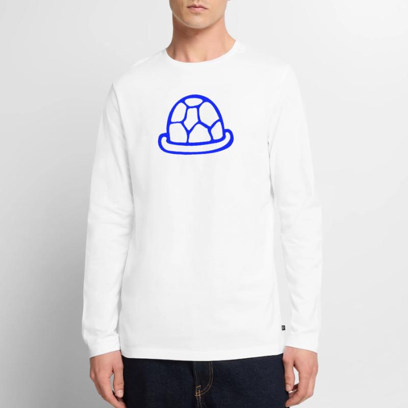 Turtle shell without turtle cute shell Men's Premium Organic Long Sleeve Shirt