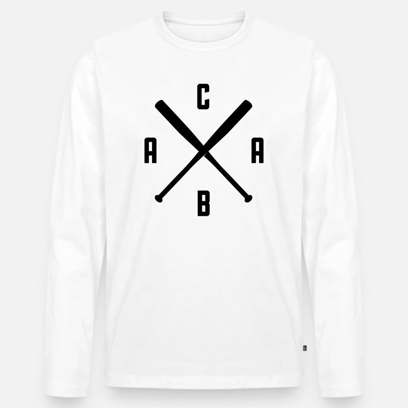 A C A B - Männer Premium Bio Langarmshirt - Weiß