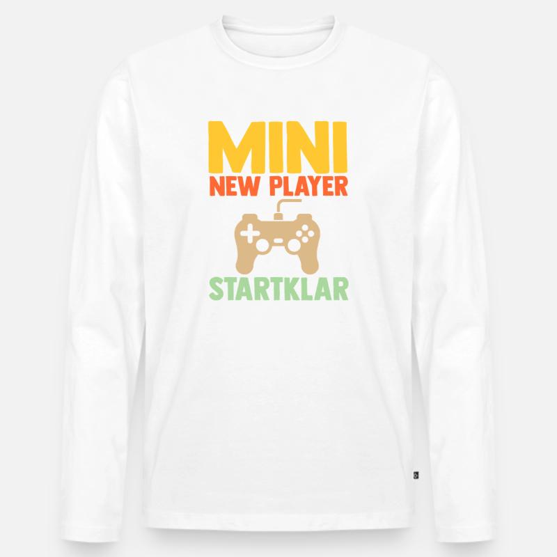 Geschäftsleitung Mutter Team Mama - Männer Premium Bio Langarmshirt - Weiß