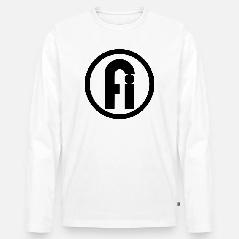 Fair-Image.de Logo | Schulfirma Weihungstalschule - Männer Premium Bio Langarmshirt - Weiß