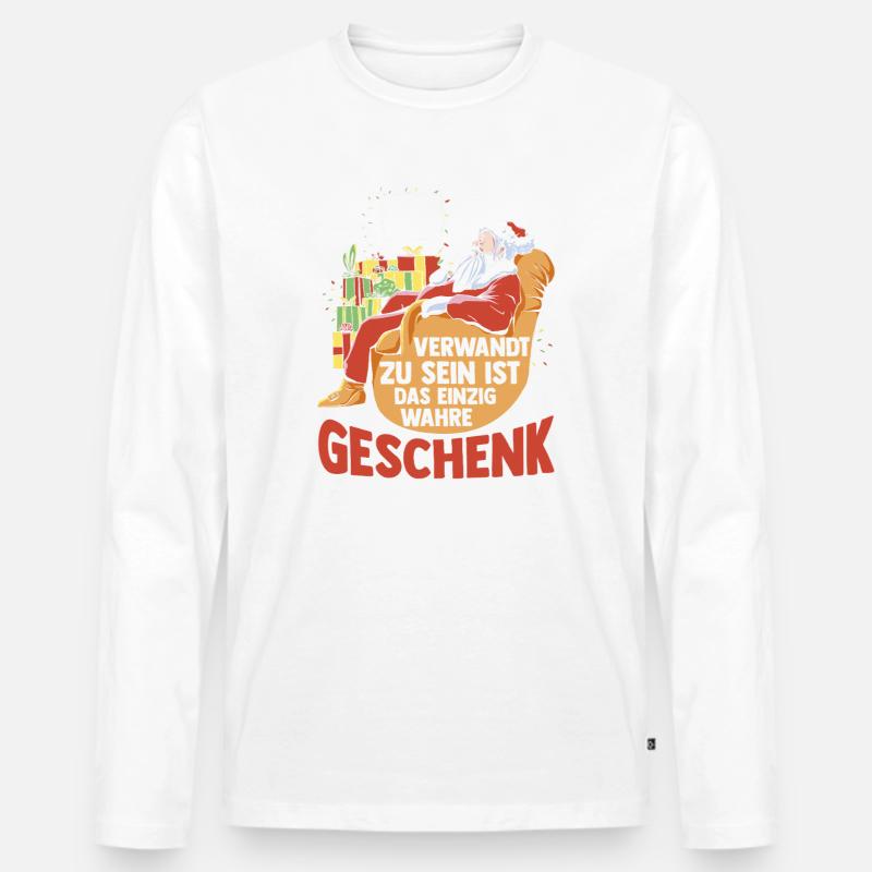 Bogenschütze Bogensport Bogenschießen - Männer Premium Bio Langarmshirt - Weiß