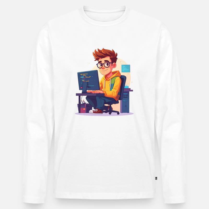 Männer Premium Bio Langarmshirt
