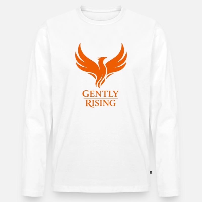 Heilungsreise Zur Transformation Innerer Stärke - Männer Premium Bio Langarmshirt - Weiß