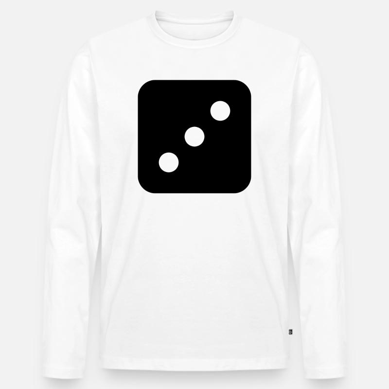 Sagt - Männer Premium Bio Langarmshirt - Weiß