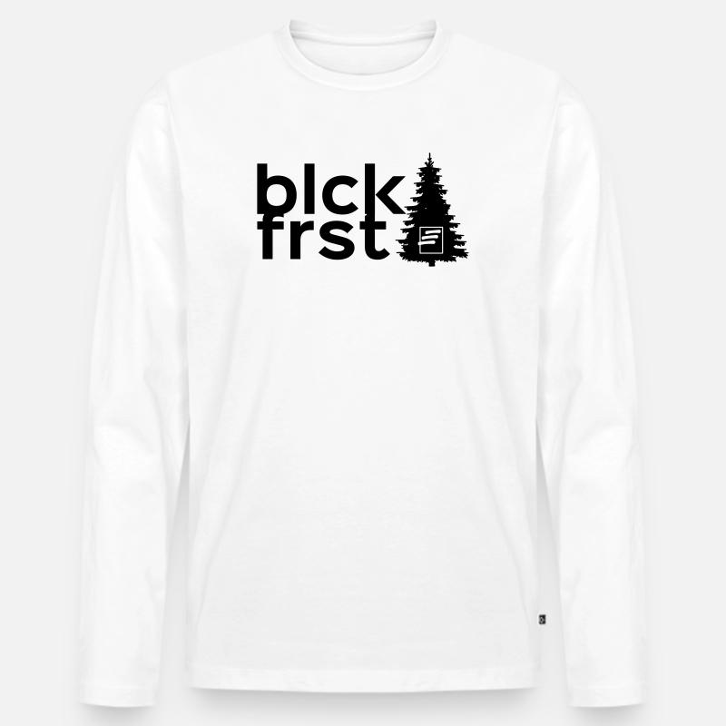 blckfrst batch - Männer Premium Bio Langarmshirt - Weiß