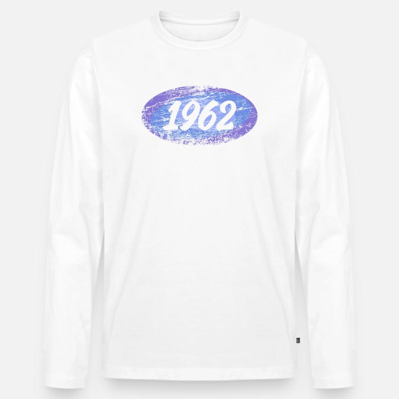 Rekrut 1962 - Männer Premium Bio Langarmshirt - Weiß